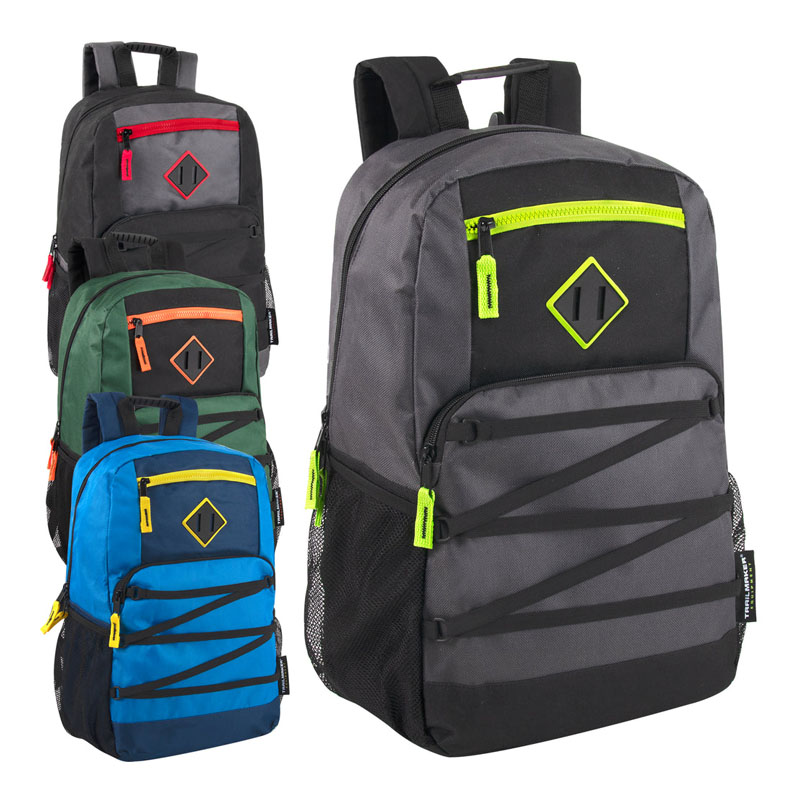 Quae sunt commoda Duplex Zippered Bungee Backpacks