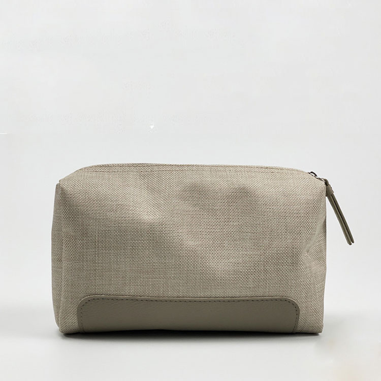 Canvas Square Solum Zipper Bag